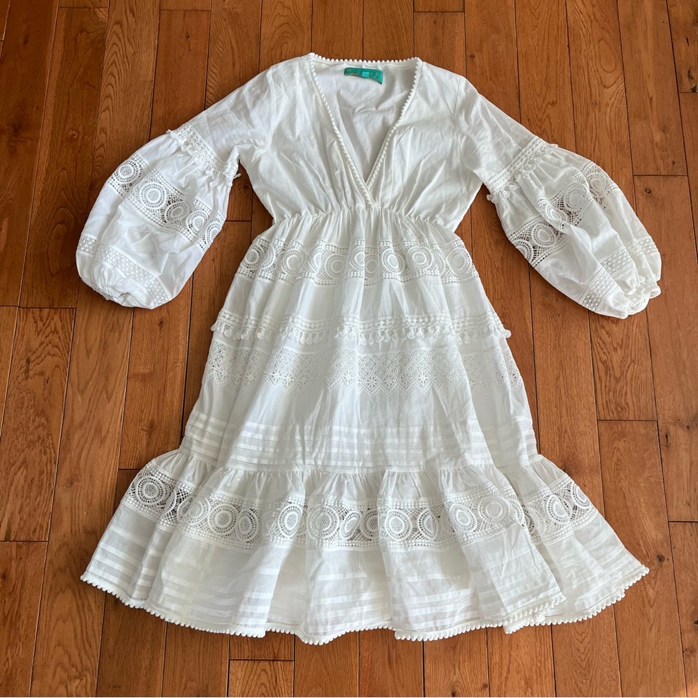 Elegant White Lace Dress
